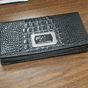 Brighton Oversized Leather Wallet Wallet Clutch